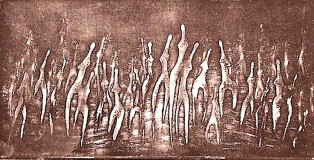 Kupferbild in Aetztechnik