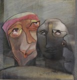 Collage zum Bild am Brueckenkopf